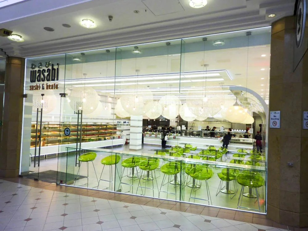Completed commercial shopfront installation by Shopfront Shutters